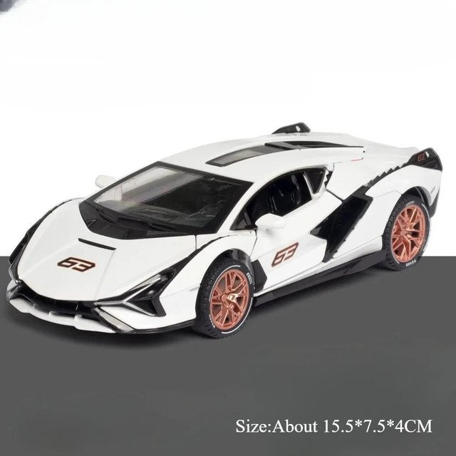 Linyi toy car Lambor Urus Sian Autos Modell, 1:32, mit Licht und Ton, ab 14 Jahren - Bild 1
