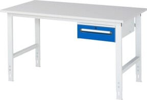 Rau Arbeitstisch Tom KM02 höhenverstellbar, B/T/H: 150 x 80 x 76-108 cm - Bild 1