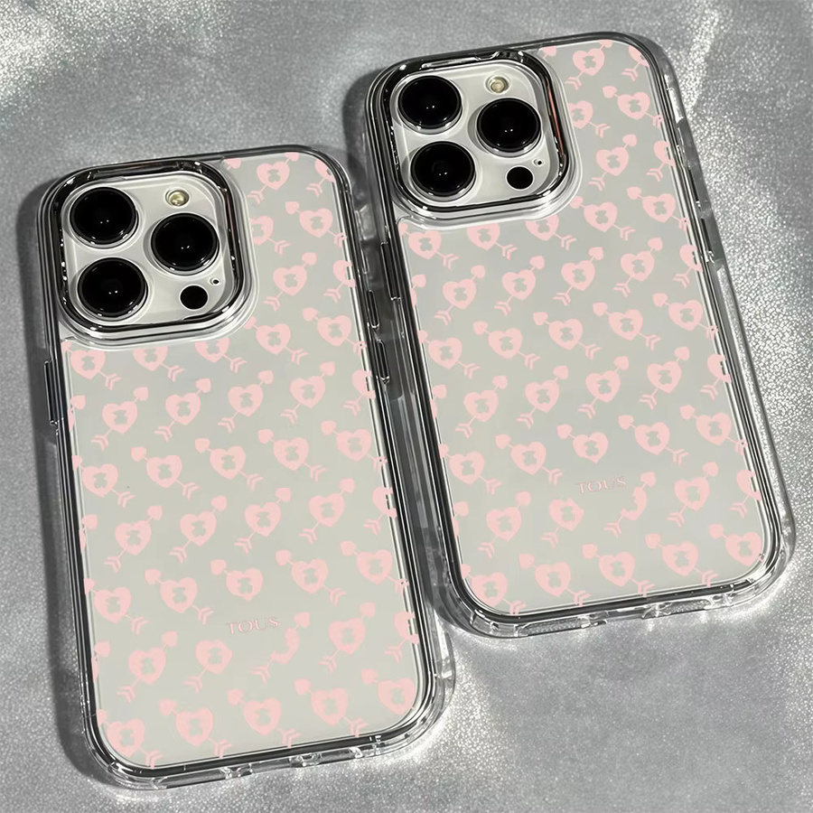 Aurbe Handyhülle für iPhone 17 16 15 14 13 12 11 Pro Max und 16E mit silbernem Linsenrahmen in Transparenter Optik - Bild 2