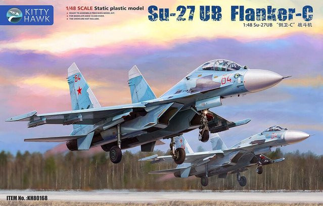 Kitty Hawk Su-27 UB Flanker C, Fahrzeug, 1:48, ab 14 Jahre - Bild 1