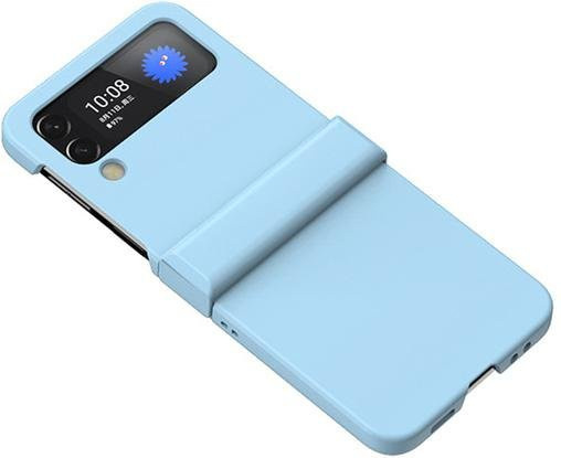 Samsung Galaxy Z Flip3 / Z Flip4 5G Silikon Schutzhülle in Hellblau mit Soft-Touch Oberfläche - Bild 1