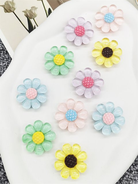 LIN KING Schuh-Charms, Blumen-Dekorationen, Damen - Bild 1