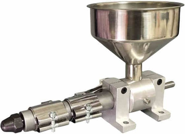 Materialablage für Desktop-Mini-Kunststoff-Spritzguss-Maschinen und Extruder in Silber - Bild 1