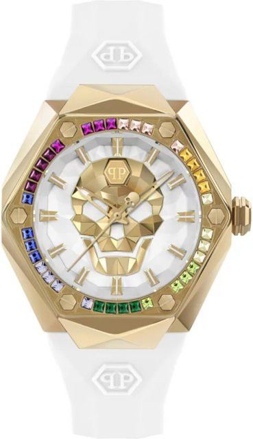 Philipp Plein Armbanduhr, Quarz, Edelstahl, Silikon, 40 mm, Damen - Bild 1