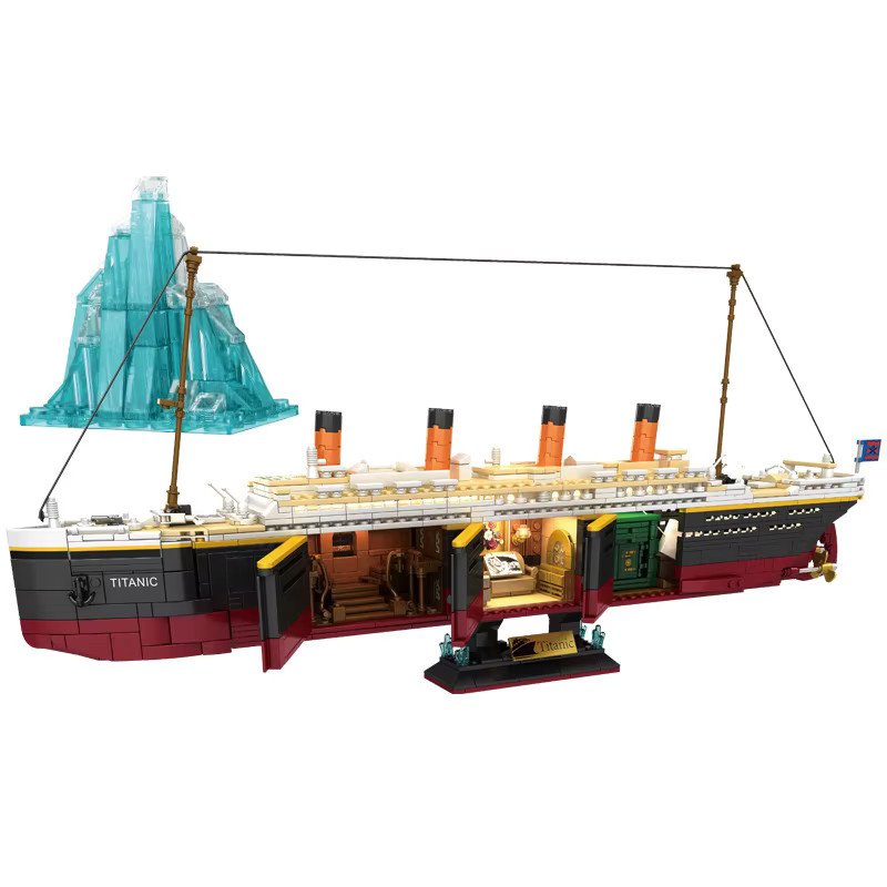 barweer Titanic Luxus Kreuzfahrt Schiff, Klemmbausteine, 2288 Teile, ab 18 Jahren - Bild 2