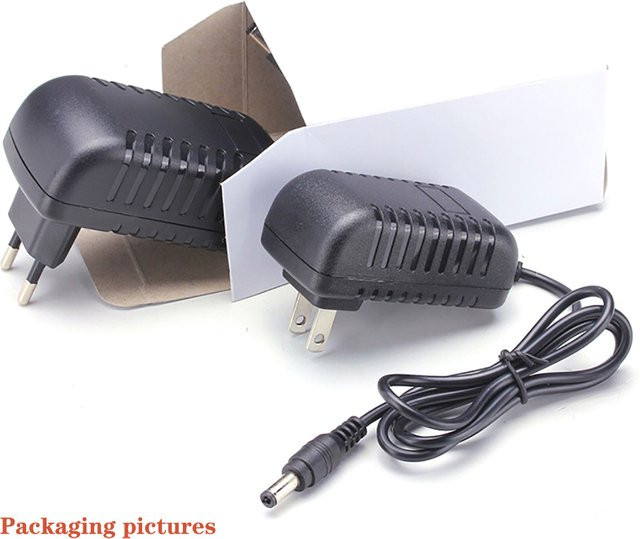 Lamakoki Universal Netzteil 30V 0,5A AC/DC Konverter Adapter mit EU-Stecker in Schwarz - Bild 1