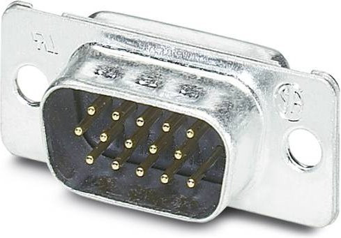 Phoenix Contact VS-09-ST-DSUB-HD-EG 1655111 D-SUB Stiftleiste 180 Grad Polzahl 15 Farbe Silber 10 Stück - Bild 1
