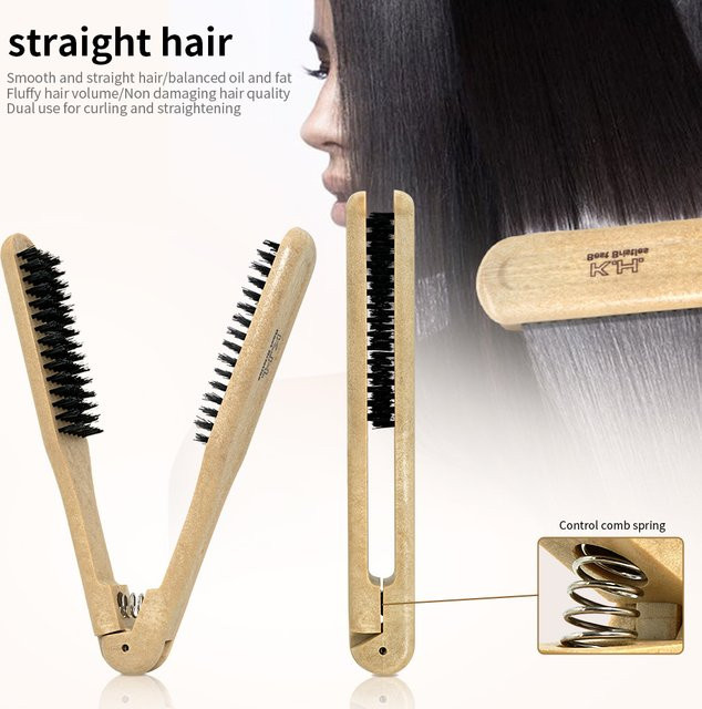Professionelle Barbershop Haarglätter Kamm Doppel Bürsten, Unisex - Bild 1