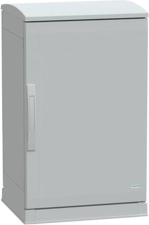 Schneider Electric Polyestergehäuse Bodenstehend Grau mit offenem Sockel und Abdeckung B/T/H: 75 x 50 x 42 cm IP44 - Bild 1