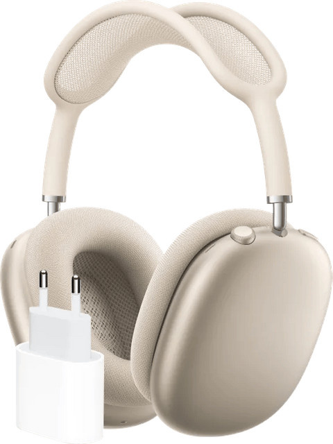 Apple AirPods Max Over-Ear Kopfhörer in Gold mit Apple USB-C-Ladegerät 20 W - Bild 1