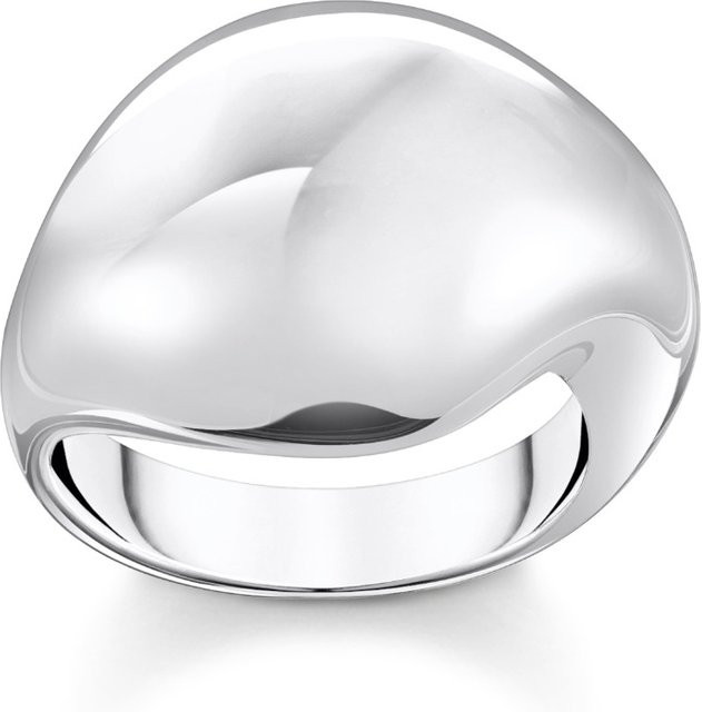 Thomas Sabo Ring 925 Silber, organische Tropfenform, Damen - Bild 1
