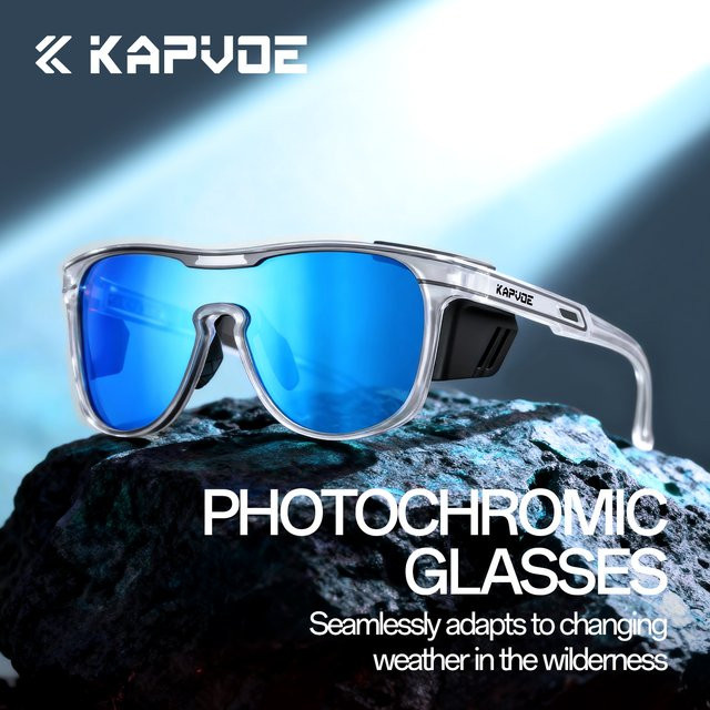 Kapvoe Sportsonnenbrille, Unisex, Vollrand, Kunststoff - Bild 1