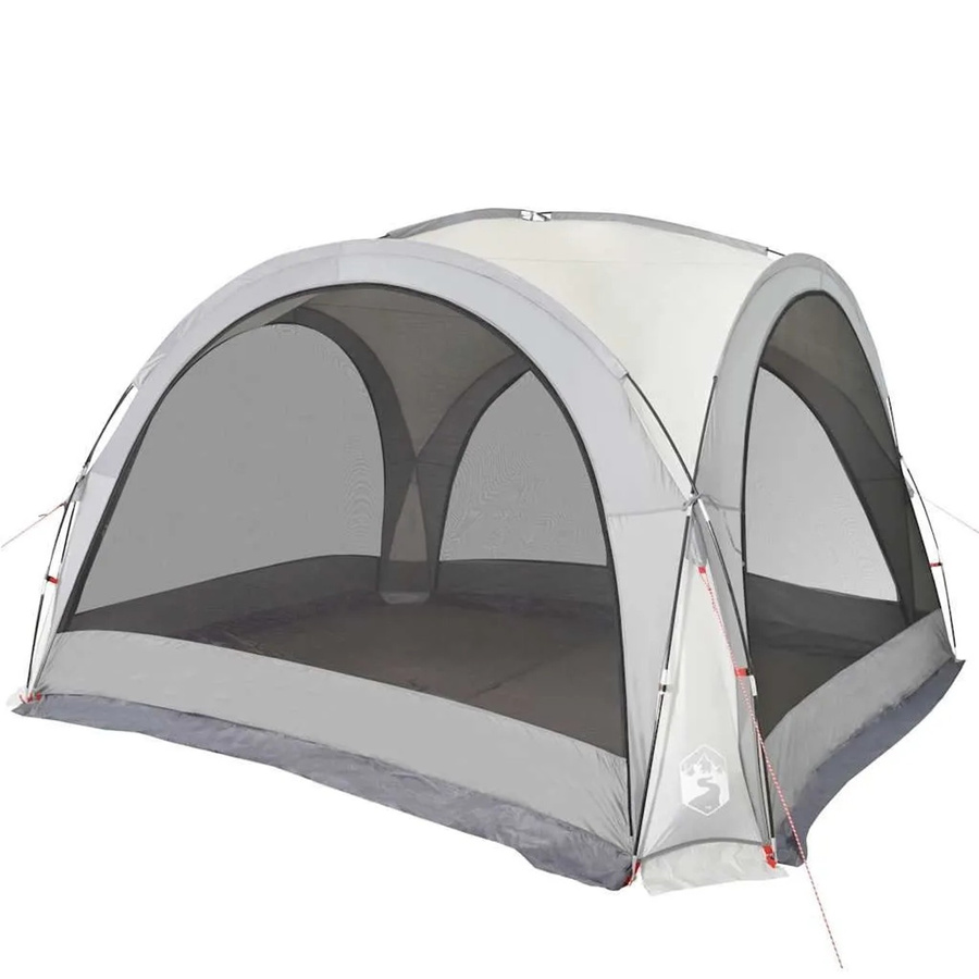 vidaXL Partyzelt Weiß Wasserdicht aus Polyester B/T/H: 360 x 360 x 215 cm - Bild 2
