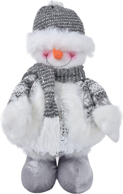 OutsideWorld Schneemannpuppe als Weihnachtsornament für die Tischdekoration, Weiß - Bild 1