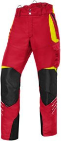 Kübler Schnittschutzhose FOREST PSA 3 in Rot/Warngelb, Größe S - Bild 1