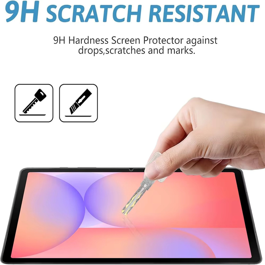 Samsung Displayschutzfolie aus 9H gehärtetem Glas für Galaxy Tab S10 Lite 10,9 Zoll 2025 SM-X400 X406B, transparent - Bild 2