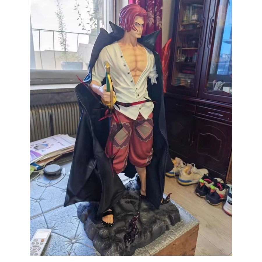 Bandai One Piece Feidian Red Hair Shanks Gk Große Figur, 67cm - Bild 6
