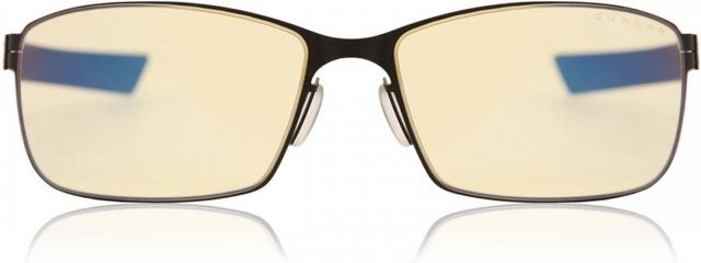 Gunnar Vayper Vay Unisex-Brille, Vollrand, rechteckig, Metall, black beige - Bild 1