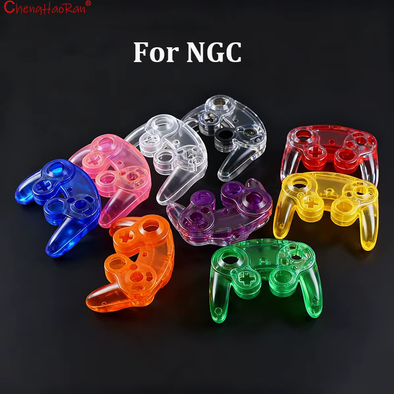 ChengHaoRan Ersatzschalen für NGC Gamecube Controller in Blau, Retro Kunststoff Gehäuse oben und unten - Bild 2