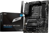 MSI PRO B760-P WIFI DDR4 Mainboard in Schwarz mit LGA1700, Wi-Fi und Bluetooth - Bild 1