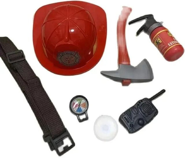 Feuerwehrmann Halloween Cosplay Uniform, Feuerwehr Kostüm, 110 cm - Bild 1