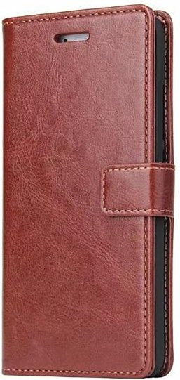 Retro Ledertasche Flip-Cover für Nokia 5.1 Plus und Nokia X5 in Braun - Bild 1