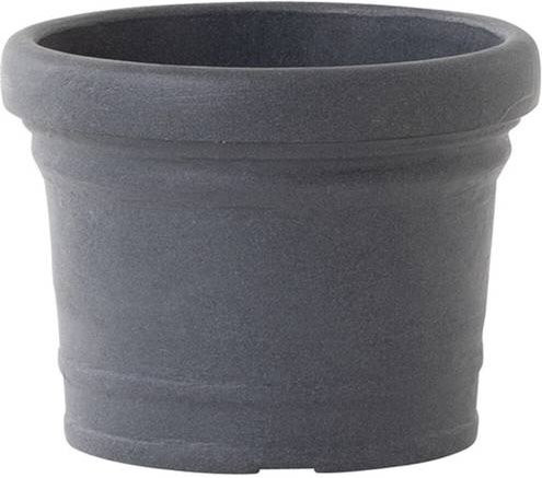 Siena Garden Pflanzgefäß Norah Anthrazit aus Polyethylen Ø 30 cm, Höhe: 22 cm - Bild 1