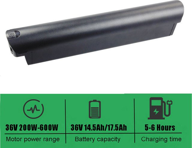 Fafrees Lithium-Ionen-Elektrofahrradakku 36V 14,5Ah für Fafrees F26 Pro Ebike, Schwarz - Bild 1