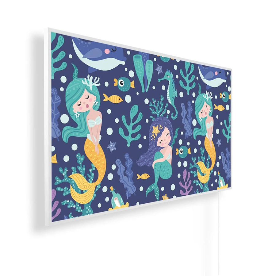 Könighaus Infrarotheizung Meerjungfrau Kinderzimmer Edition, 1.000 W, Weiß/Multicolor - Bild 2