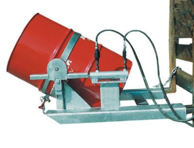 Fasskipper BAUER FD-H mit Hubzylinder aus Stahl, verzinkt, B: 100,0 cm, T: 124,5 cm, H: 47,5 cm - Bild 2