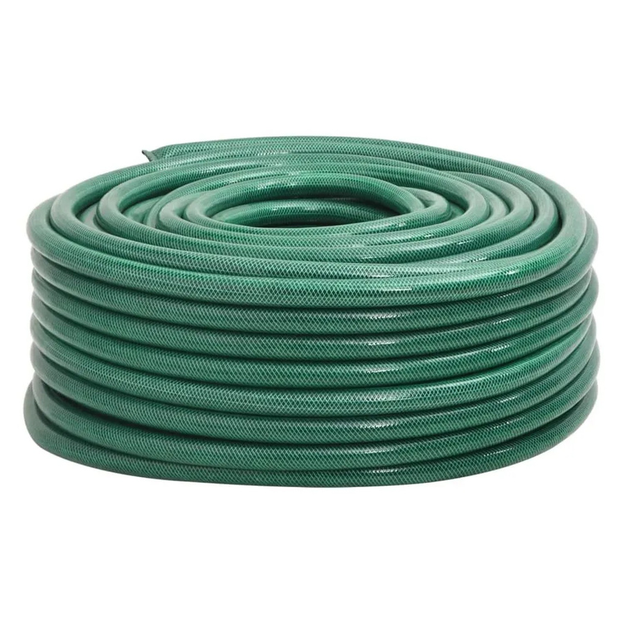 vidaXL Gartenschlauch aus grünem PVC mit 10 m Länge und 1 Zoll Anschluss - Bild 2