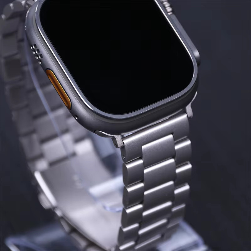 jansin Uhrenarmband Edelstahl, Schwarz, Unisex - Bild 2