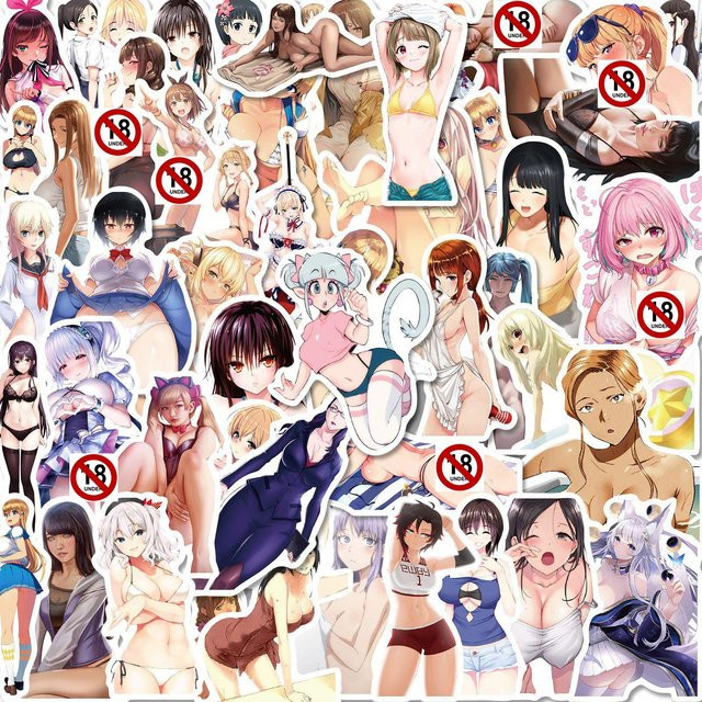 Yiran toy Anime Aufkleber 50 Stück - Bild 1