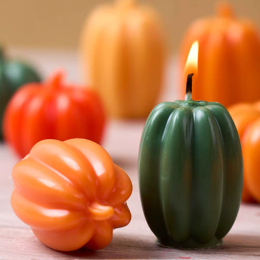 UDOCOOL Silikonform für 3D Kürbis Kerzen DIY Halloween Deko und Aromatherapie Kerzenherstellung - Bild 2