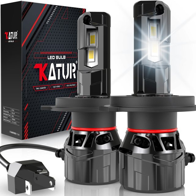 KATUR H4 LED Auto Scheinwerfer mit Lüfter 120W High Power Turbo Diode GC-7035 Chips DC 12V für Suzuki - Bild 1