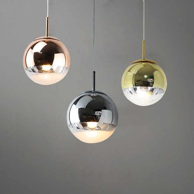 QUASHION Nordic Ball Anhänger Lampe im modernen Design für Wohnzimmer und Schlafzimmer - Bild 1