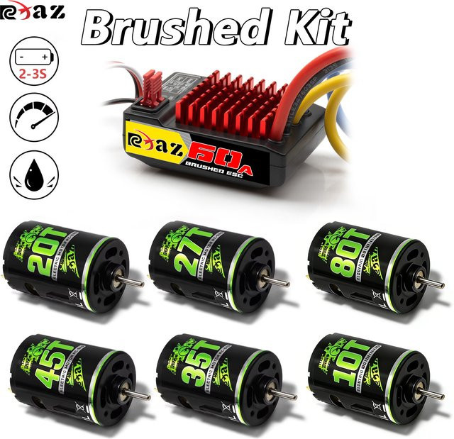RCXAZ Brushed Kit Speed Set, 1:10, Metall, Set / Bundle - Bild 1