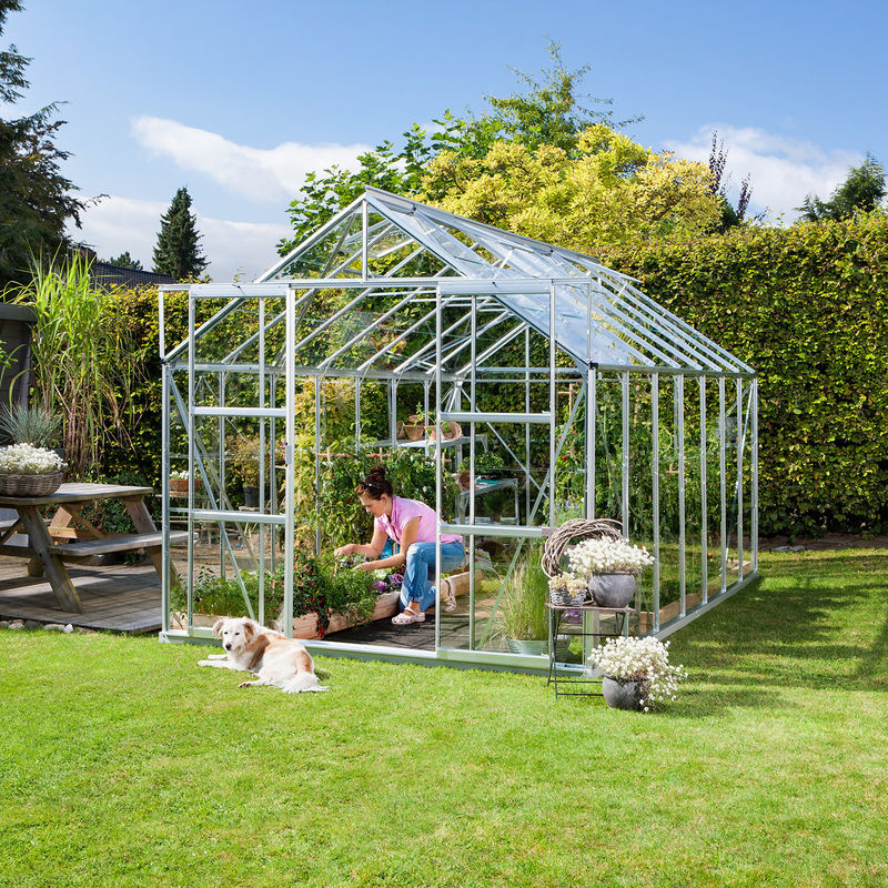 Vitavia Gewächshaus Uranus 11500 aus Aluminium eloxiert mit 11,5 m² und Sicherheitsglas - Bild 3