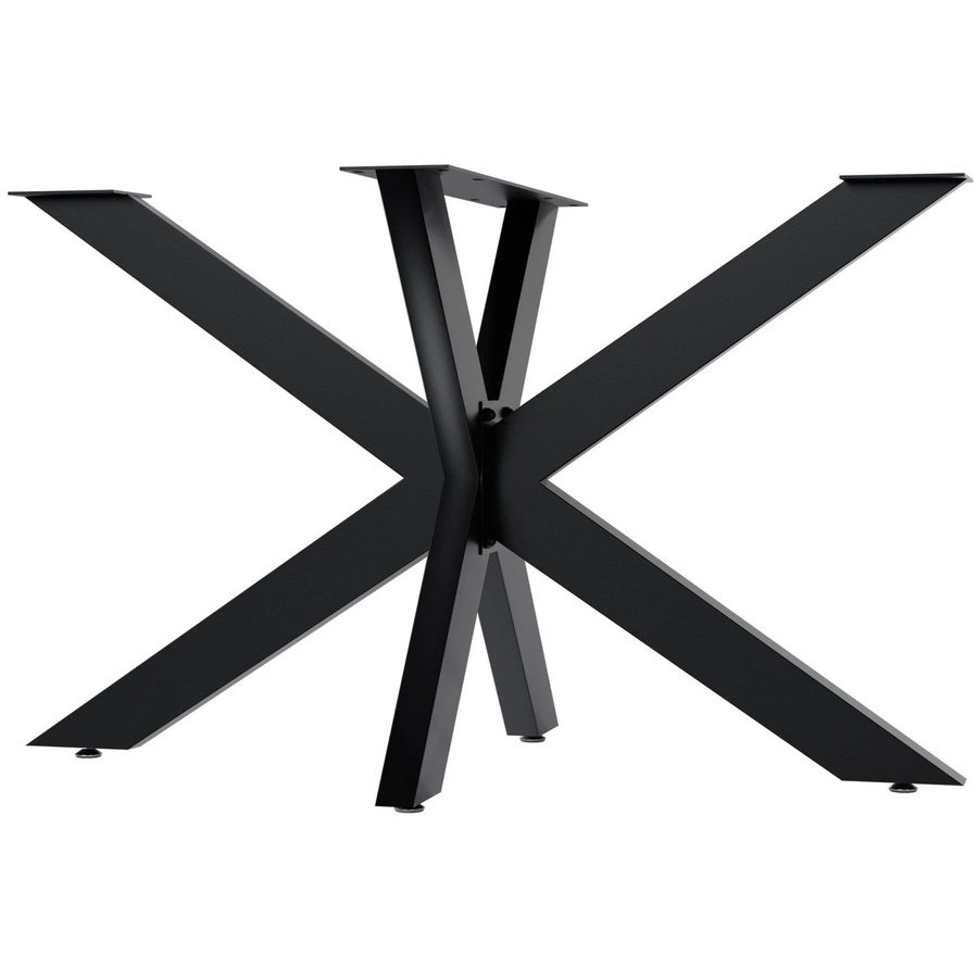 DELUKE Tischgestell THORN aus Metall in Schwarz mit industrieller Optik, B/T/H: 120 x 71 x 68 cm - Bild 2