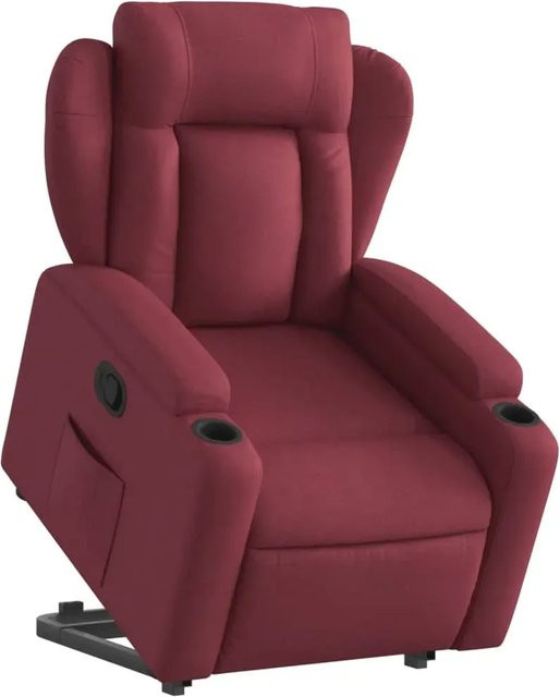 vidaXL Relaxsessel mit Aufstehhilfe Modell 8 in Weißrot aus Stoff - Bild 1