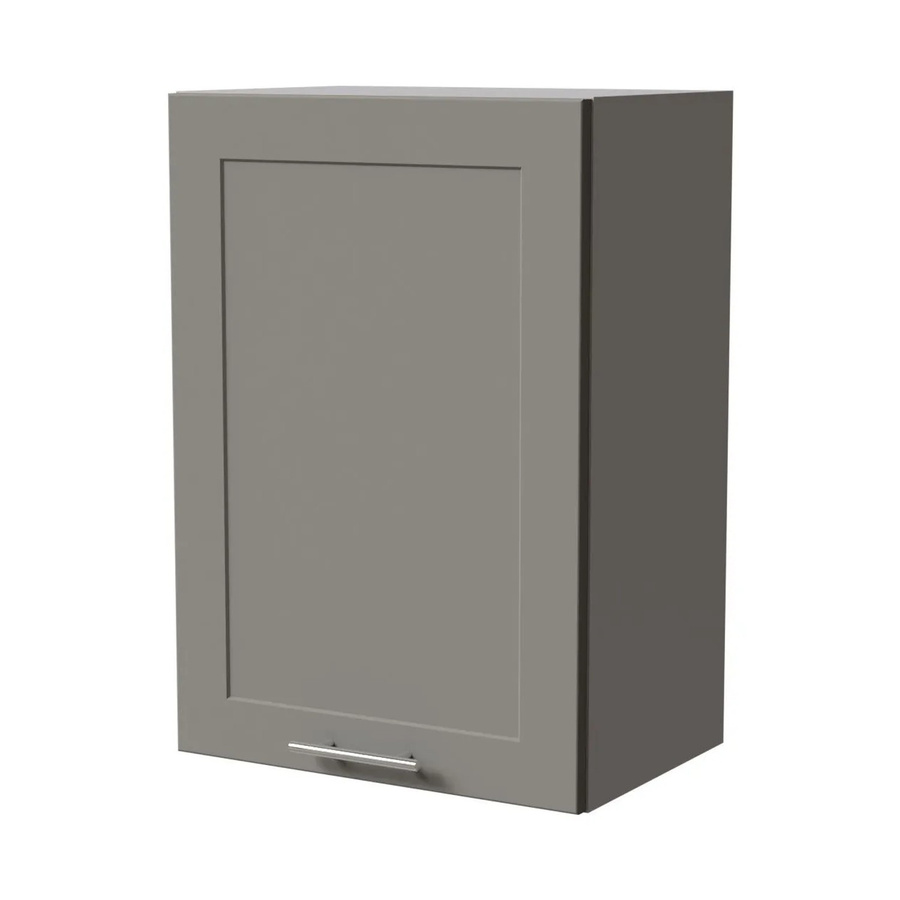 Feldmann-Wohnen Hängeschrank Oslo in Grau Matt mit Soft-Close-Türen und Regalböden, B/T/H: 50 x 32,5 x 72 cm - Bild 2