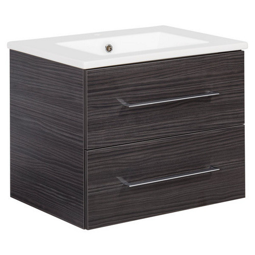 FACKELMANN Waschplatz-Set B.PERFEKT in Braun mit LED-Beleuchtung und Soft-Close-Türen, Breite: 60 cm - Bild 3