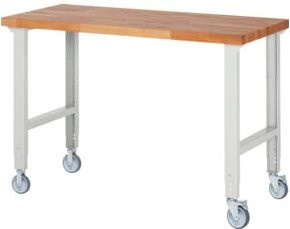 Rau Fahrbare Werkbank 7000-1 höhenverstellbar, grau/mehrfarbig, B: 150 cm, T: 70 cm, H: 95-100 cm - Bild 1