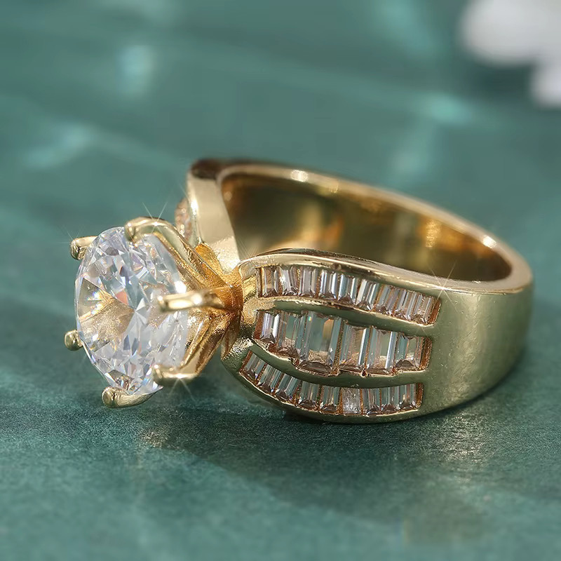 YoYo Ring, Zirkonia, Gold, Unisex - Bild 2