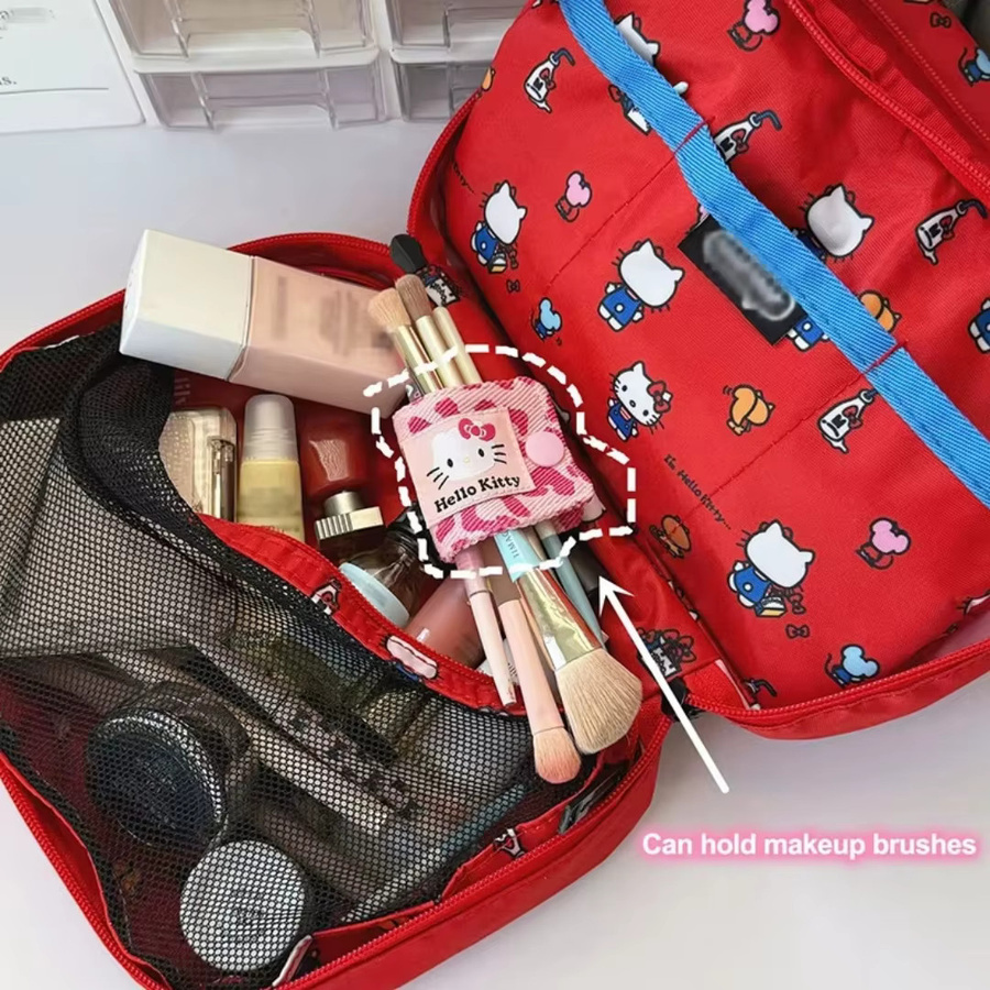 Sanrio Hello Kitty Aufbewahrungsclip aus Denim mit Leopardenmuster für Datenkabel und Kopfhörer - Bild 2