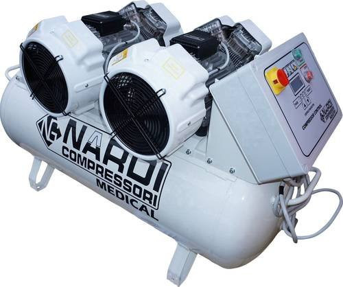 Aerotec Druckluft-Kompressor AEROMEDIC XTR 8D in Weiß mit 270 l und 10 bar - Bild 1