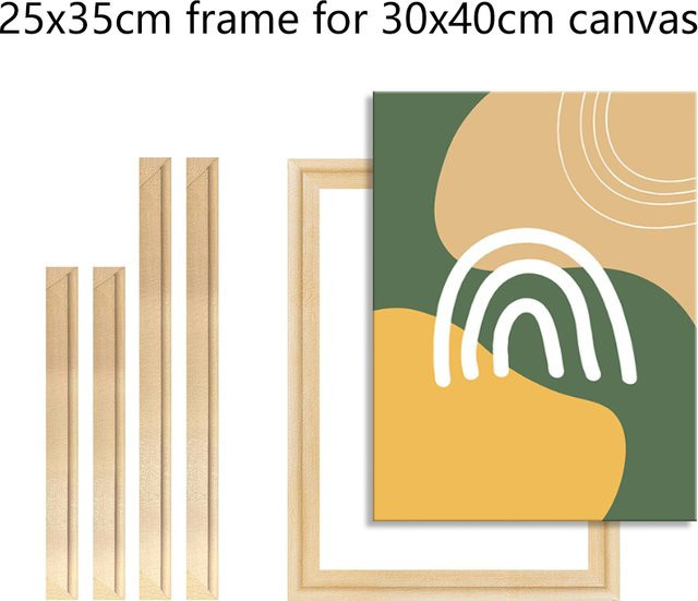 Holzrahmen Little PP in Beige für 30 x 40 cm Leinwand und Poster - Bild 1