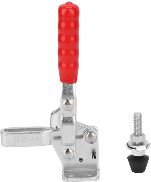 OutsideWorld Kniehebelspanner aus Metall in Rot für die Holzbearbeitung - Bild 1