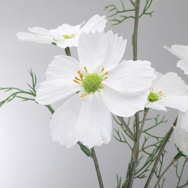 Künstliche Blumen Kosmos von OutsideWorld in Weiß für Hochzeiten und Dekorationen - Bild 1
