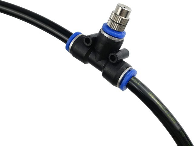5 Stück Push-Lock verstellbare Nebeldüsen mit 6–12 mm T-Anschlüssen für Garten, Terrasse und Bewässerungssysteme - Bild 1